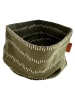 LiVi Loop-Schal "Stripes khaki" in Khaki - (L)50 x (B)24 cm