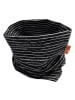 LiVi Loop-Schal "Winterstripes black" in Schwarz - (L)50 x (B)24 cm
