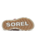 Sorel Leder-Clogs "Viibe" in Rosa