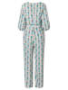 More & More Jumpsuit in Beige/ Hellblau