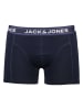 Jack & Jones 5-delige set: boxershorts "Kingston" lichtgrijs/blauw/donkerblauw