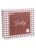 TABLE PASSION 4-delige set: koffiekoppen ''Shelby'' wit/lichtbruin - 400 ml