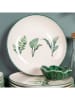TABLE PASSION 3-delige set: onderborden "Floralia" wit/groen - Ø 27 cm