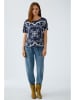 Oui Shirt donkerblauw