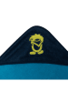 Trollkids Kapuzenbadetuch "Sandefjord" in Blau - (L)95 x (B)95 cm