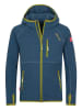 Trollkids Fleecejacke "Sandefjord" in Blau/ Khaki
