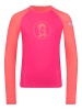 Trollkids Badeshirt "Kvalvika" in Pink/ Orange
