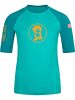 Trollkids Badeshirt "Kvalvika T" in Blau