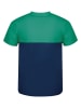 Trollkids Funktionsshirt "Bergen" in Grün/ Dunkelblau