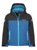 Trollkids Functionele jas "Telemark" zwart/blauw