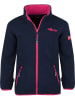 Trollkids Fleece vest "Oppdal XT" donkerblauw/roze