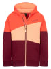 Trollkids Sweatvest "Alesund" oranje/bordeaux
