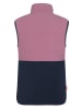 Trollkids Fleece bodywarmer "Kjerag" lichtroze/donkerblauw