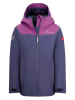 Trollkids Regenjas "Bergen" paars/donkerblauw