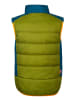 Trollkids Doorgestikte bodywarmer "Hardanger" kaki/blauw/oranje