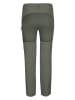 Trollkids Spodnie trekkingowe Zipp-Off "Nordfjord" - Slim fit - w kolorze khaki