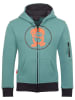 Trollkids Sweatvest "Sortland" turquoise