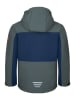 Trollkids Softshelljas "Bergsfjord" kaki/donkerblauw