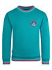 Trollkids Sweatshirt "Senja" in Türkis