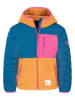 Trollkids Hybride jas "Romsdalen" blauw/oranje