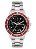 s.Oliver Chronograaf zilverkleurig/zwart/rood