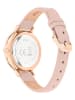s.Oliver Kwartshorloge beige/roségoudkleurig/wit