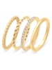 s.Oliver 4-delige set: ringen met edelstenen