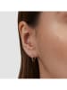 s.Oliver Srebrne kolczyki-kreole z cyrkoniami