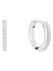 s.Oliver Srebrne kolczyki-kreole z cyrkoniami