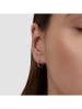 s.Oliver Srebrne kolczyki-kreole z cyrkoniami