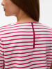 Vero Moda Bluse in Rot/ Weiß