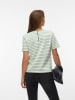 Vero Moda Bluse in Grün/ Weiß