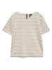 Vero Moda Bluse in Braun/ Weiß
