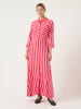 YAS Kleid in Rosa/ Rot