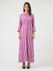 YAS Jurk roze/lichtblauw