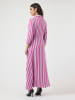 YAS Jurk roze/lichtblauw