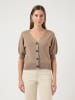 YAS Cardigan in Hellbraun
