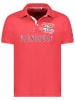 Geographical Norway Koszulka polo "Kason" w kolorze czerwonym