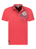 Geographical Norway Koszulka polo "Karuen" w kolorze czerwonym