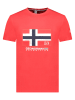 Geographical Norway Shirt "Newflag" rood