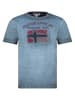 Geographical Norway Koszulka "Jotz" w kolorze niebieskim