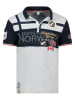 Geographical Norway Koszulka polo "Karadock" w kolorze szarym