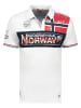 Geographical Norway Koszulka polo "Kidney" w kolorze białym
