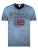 Geographical Norway Shirt "Jimdo" blauw