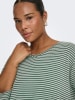 ONLY Koszulka w kolorze zielono-białym