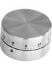 Fackelmann Kurzzeitwecker in Silber - Ø 6,5 cm