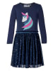 happy girls by Eisend Sukienka w kolorze granatowym ze wzorem