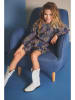 No-No Kleid "Miggy" in Dunkelblau/ Bunt