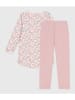 PETIT BATEAU 2tlg. Outfit in Rosa/ Bunt