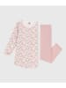 PETIT BATEAU 2tlg. Outfit in Rosa/ Bunt